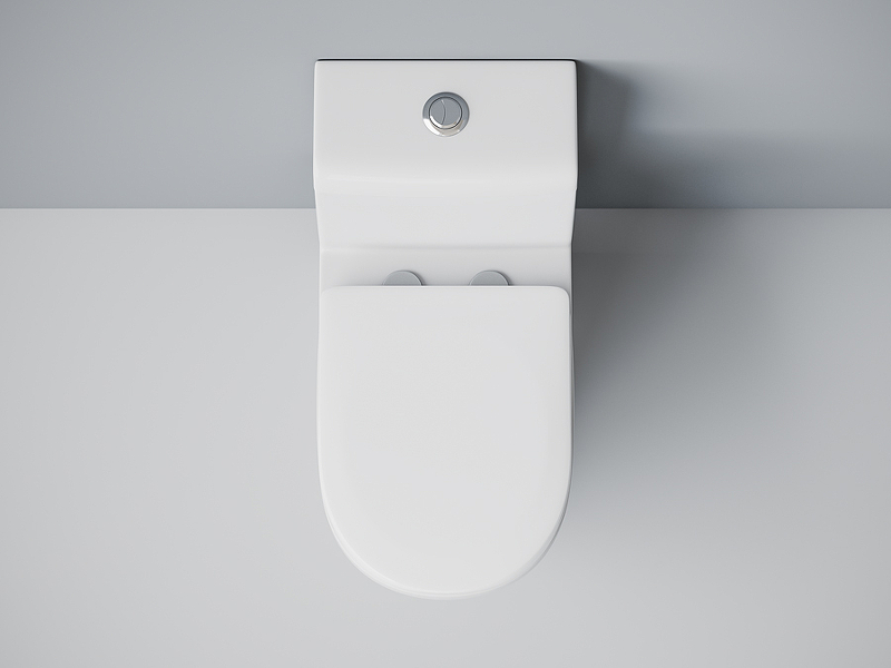 Унитаз моноблок Laguraty 20980W с сиденьем Микролифт от магазина ЛесКонПром.ру