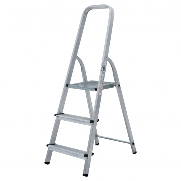 Стремянка алюминиевая Новая Высота 3 ступени от магазина ЛесКонПром.ру