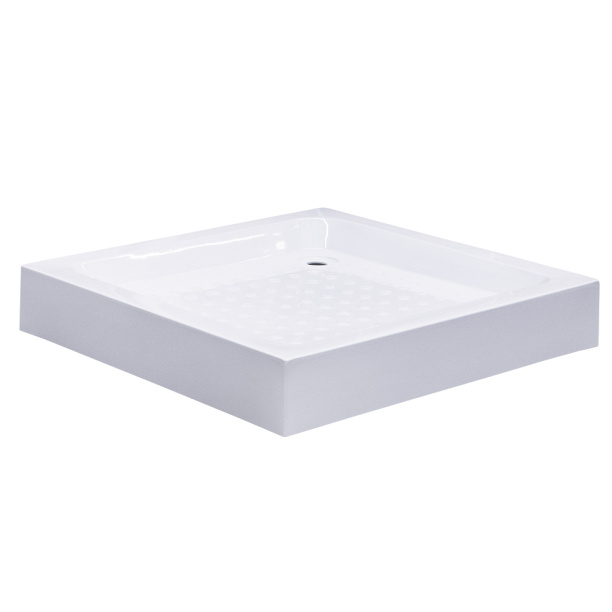 Душевой поддон FLUMEN 100х100х15 см акриловый от магазина ЛесКонПром.ру