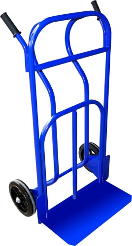 Тележка грузовая двухколесная КГУ 300. (г/п 300 кг) 600х1255х550  RUSKLAD Колеса литые на чугунном ободе Ø250 мм от магазина ЛесКонПром.ру