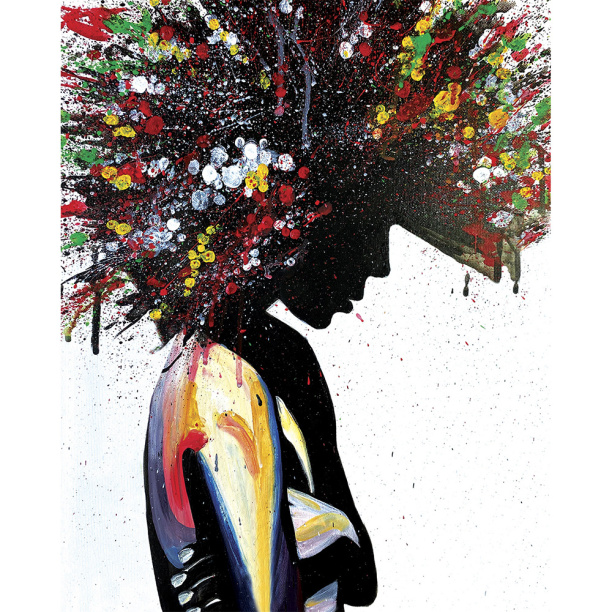 Канвас Афрохэд 40х50 см от магазина ЛесКонПром.ру