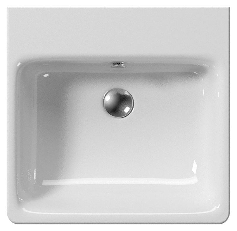 Раковина GSI Sand 50 9085111 белая от магазина ЛесКонПром.ру