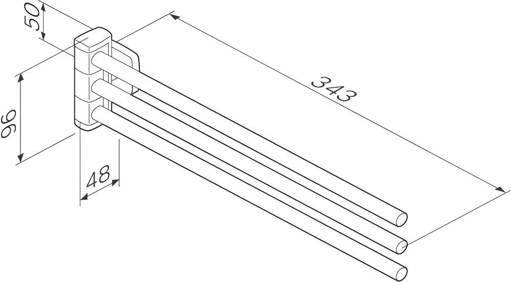 Полотенцедержатель AM.PM Gem A9032722 от магазина ЛесКонПром.ру
