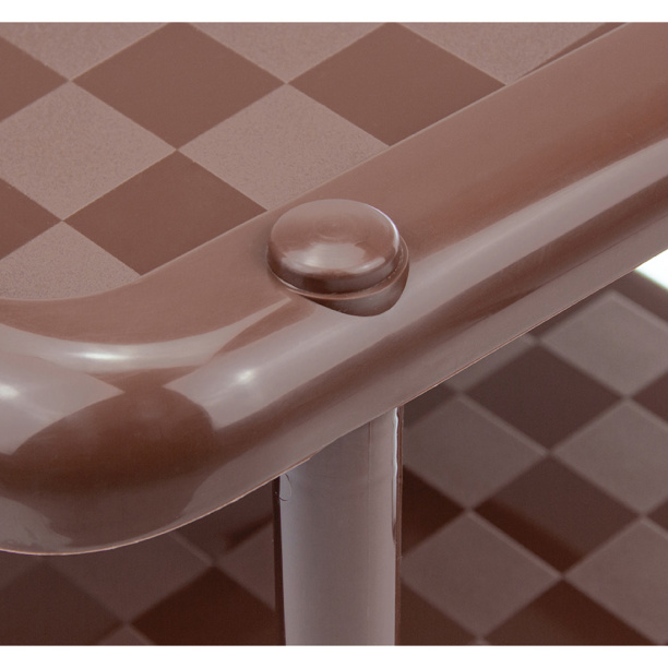 Этажерка пластик М-Пластика 31х30,7х83,7 см микс от магазина ЛесКонПром.ру