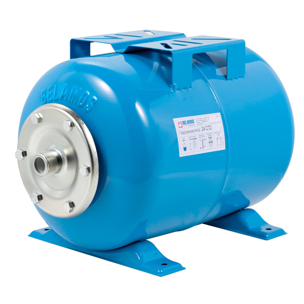 Гидроаккумулятор Belamos 24 л горизонтальный от магазина ЛесКонПром.ру