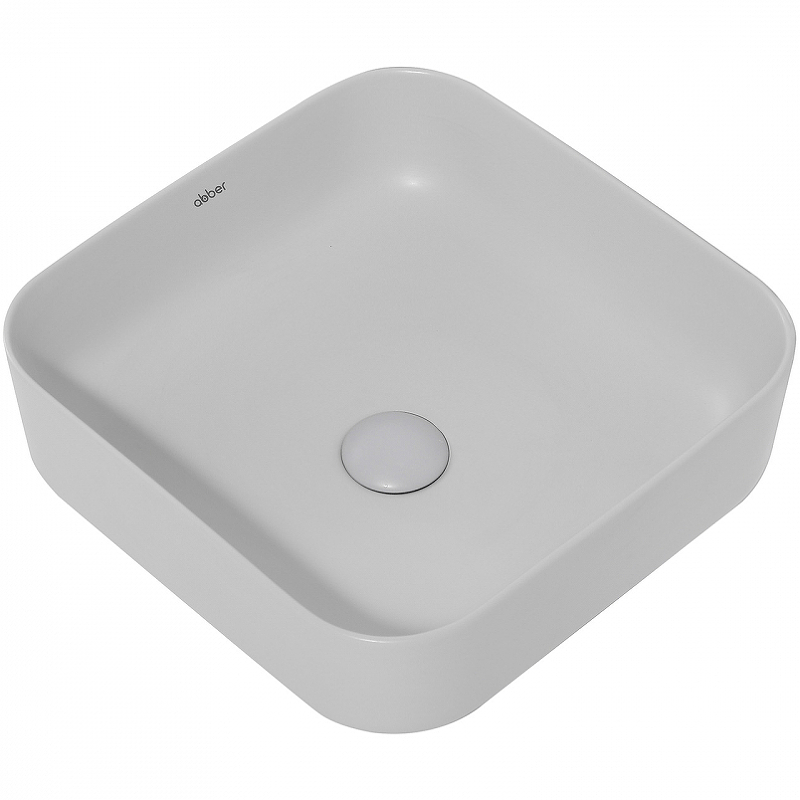 Раковина-чаша Abber Rechteck 39 AC2211MLG Светло-серая матовая от магазина ЛесКонПром.ру