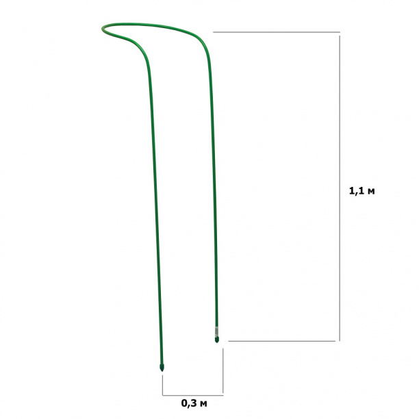 Кустодержатель Малый высокий 110x30 см от магазина ЛесКонПром.ру