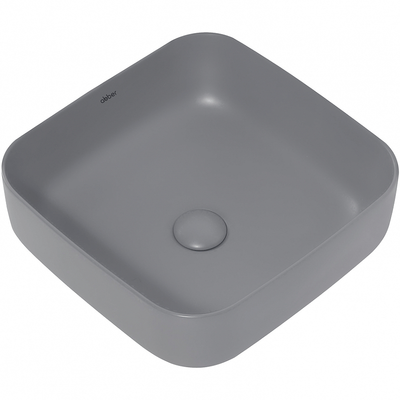 Раковина-чаша Abber Rechteck 39 AC2211MG Серая матовая от магазина ЛесКонПром.ру