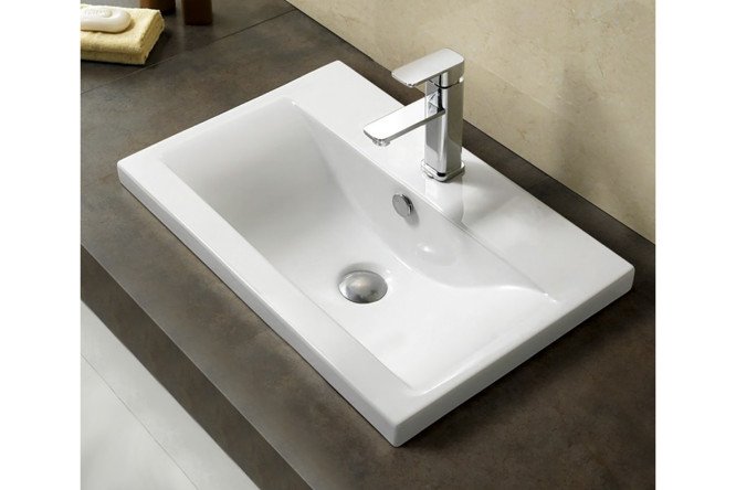 Раковина-столешница встраиваемая MELANA MLN-S75 80536368 от магазина ЛесКонПром.ру