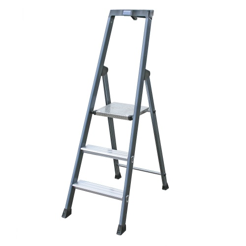 Стремянка алюминиевая анодированная Krause Sepro S 3 ступени (арт. 124173) от магазина ЛесКонПром.ру