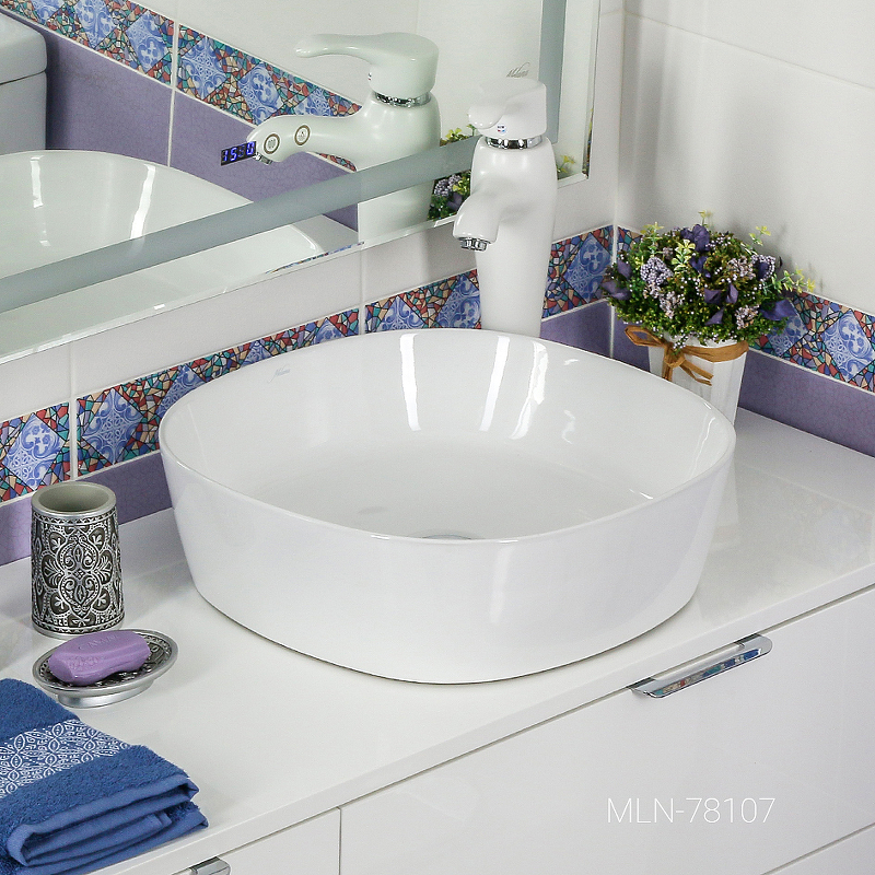 Раковина-чаша Melana 44 MLN-78107 Белая от магазина ЛесКонПром.ру