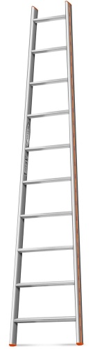 Односекционная алюминиевая лестница  Комфорт-Профи-Пирамида 10 ступеней Эйфель от магазина ЛесКонПром.ру