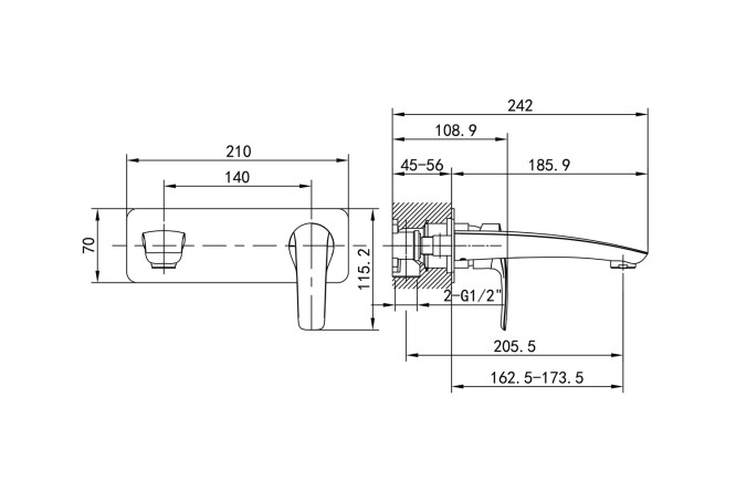Смеситель для умывальника IDDIS Ray 80544238 от магазина ЛесКонПром.ру