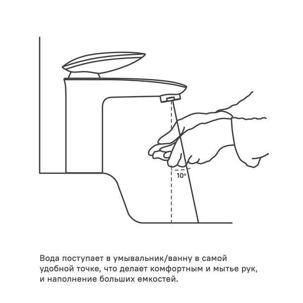 Смеситель для раковины IDDIS Stone от магазина ЛесКонПром.ру