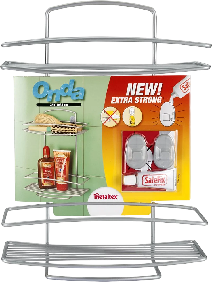 Полка Metaltex Viva 46.00.32 2-ярусная от магазина ЛесКонПром.ру