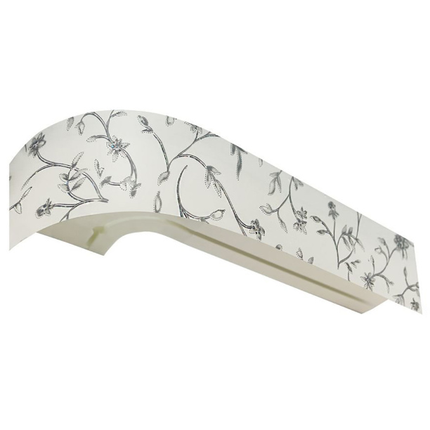 Потолочный карниз двухрядный Элегия белый 240 см от магазина ЛесКонПром.ру