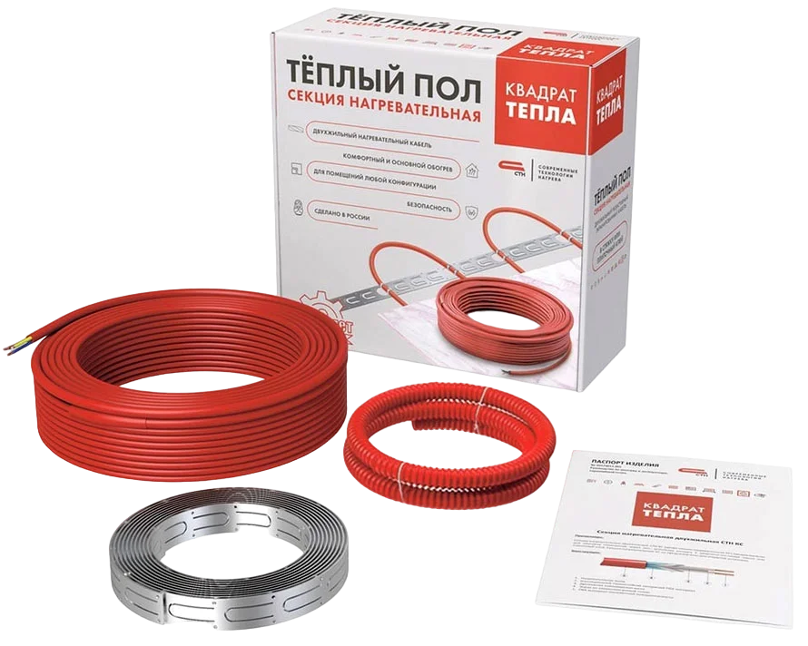 Теплый пол СТН Квадрат тепла КС-1200 65 м от магазина ЛесКонПром.ру
