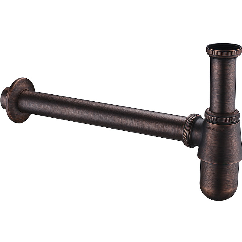 Сифон для раковины WasserKRAFT A095 Темная бронза от магазина ЛесКонПром.ру