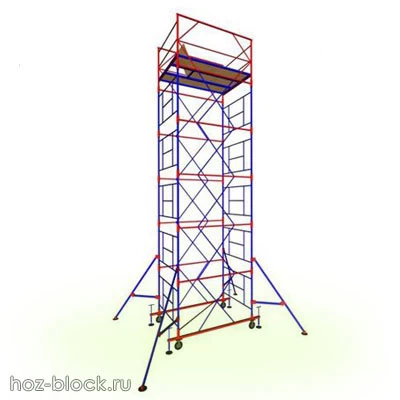 Вышка-тура стальная Мега 4-10,0м (арт. М4-10,0) от магазина ЛесКонПром.ру