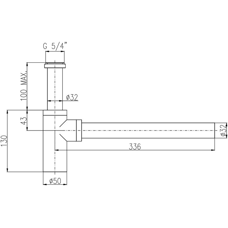 Сифон для раковины Rav Slezak MD0232B Белый от магазина ЛесКонПром.ру