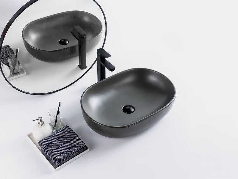 Раковина-чаша BelBagno 60 BB1084-H311 Серая матовая от магазина ЛесКонПром.ру