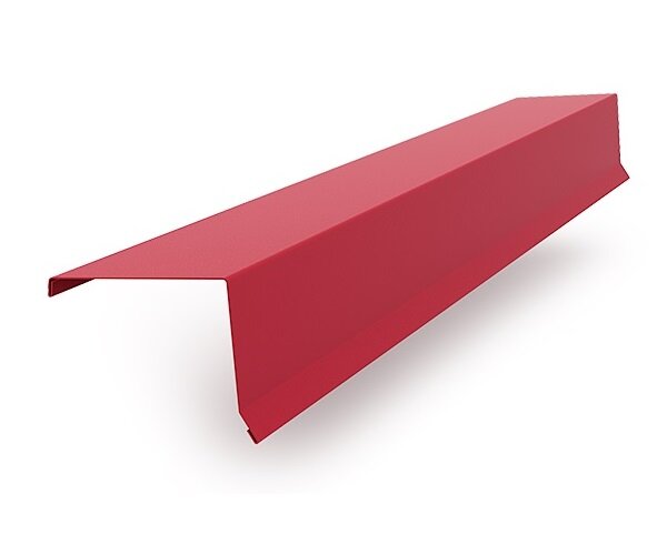 Планка торцевая GRAND LINE 0,45 мм PE-foil RAL 3005 от магазина ЛесКонПром.ру