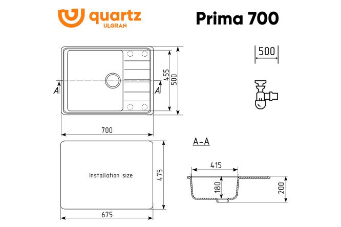 Мойка  Prima 80531985 от магазина ЛесКонПром.ру