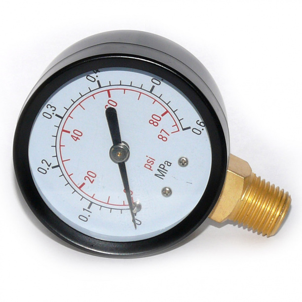 Манометр BELAMOS радиальный 1/4", 0-6 бар от магазина ЛесКонПром.ру