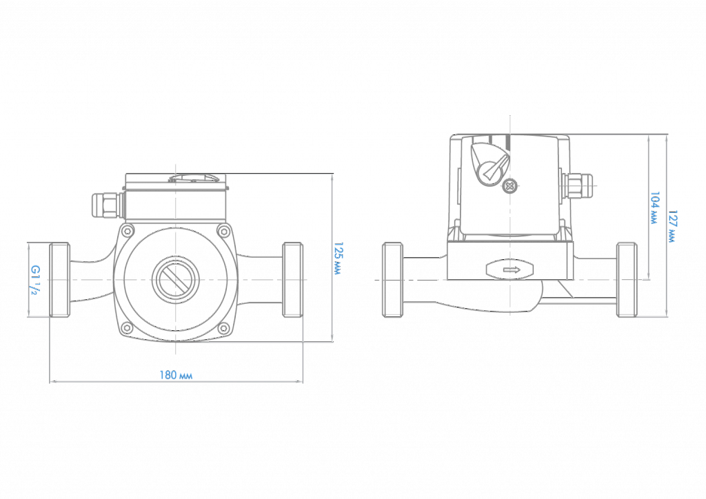 Насос Джилекс «ЦИРКУЛЬ» 25/60 PREMIUM в Москве от магазина ЛесКонПром.ру