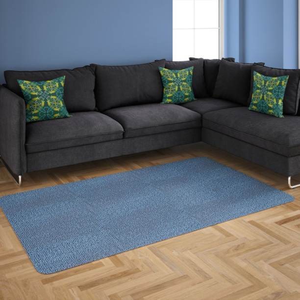 Ковролин Индиго pt3p синий 4 м от магазина ЛесКонПром.ру