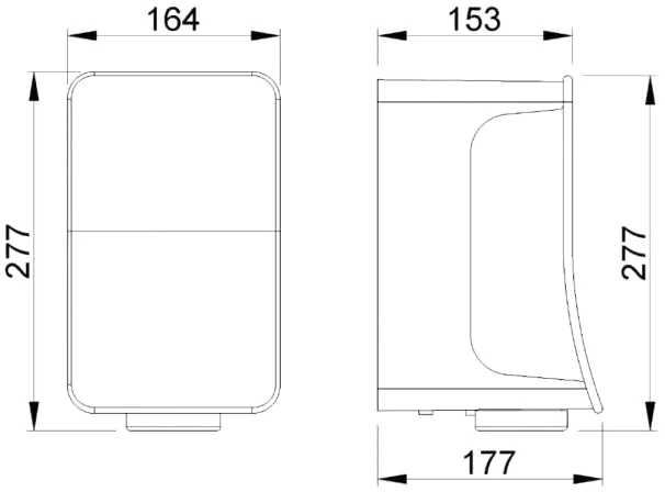 Сушилка для рук Nofer Fusion 01871.N черная от магазина ЛесКонПром.ру