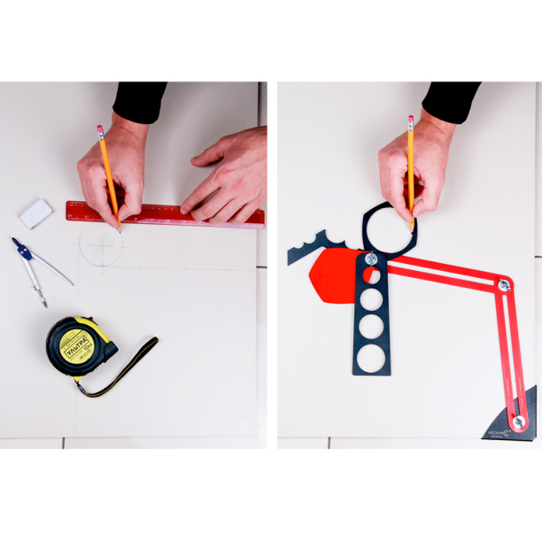 Трафарет плиточника Mechanic TileTEMPLATE от магазина ЛесКонПром.ру