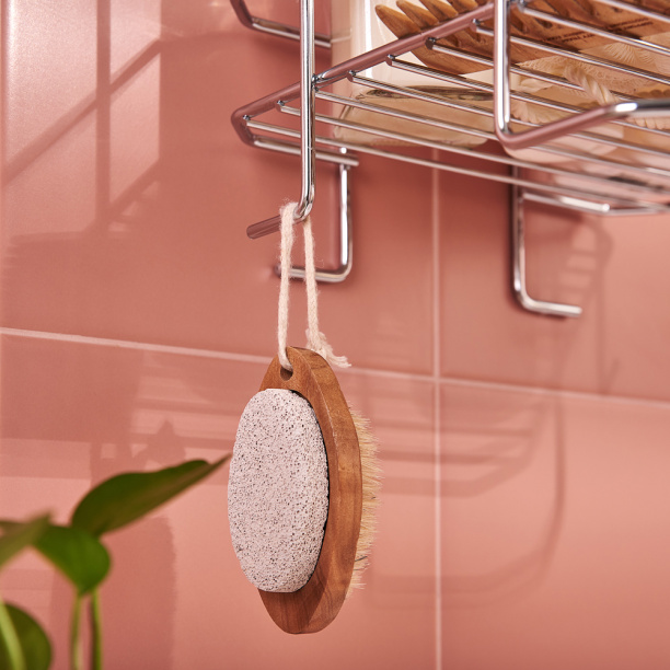 Полка сетчатая ЧМЗ Нюанс 3-ярусная прямая хром от магазина ЛесКонПром.ру