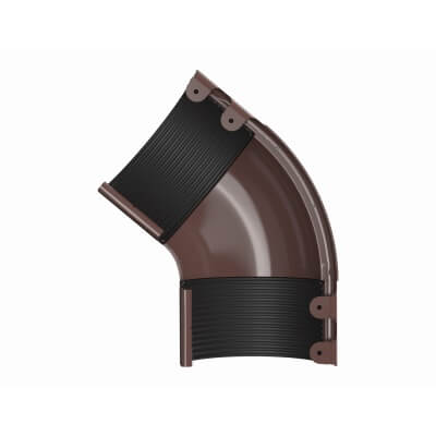 ТЕХНОНИКОЛЬ Металлическая водосточная система Стандарт, внешний угол 135°, коричневый от магазина ЛесКонПром.ру