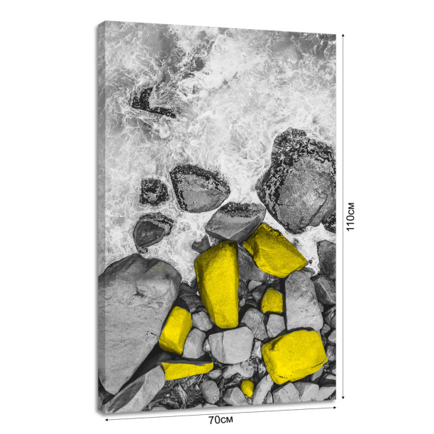 Канвас 70х110 см Камни от магазина ЛесКонПром.ру