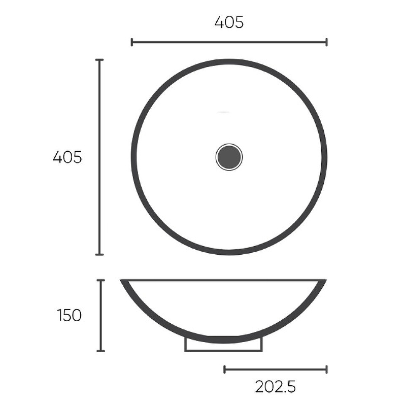 Раковина-чаша Bronze de Luxe Sphera 40 6203 Бронза от магазина ЛесКонПром.ру