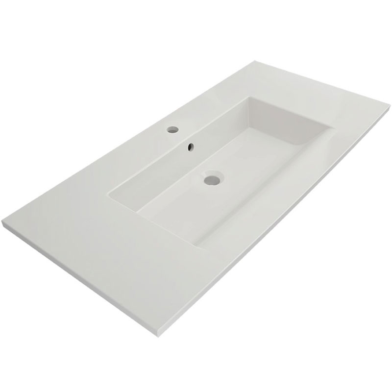 Раковина Bocchi Milano 100 1105 Белая глянцевая от магазина ЛесКонПром.ру