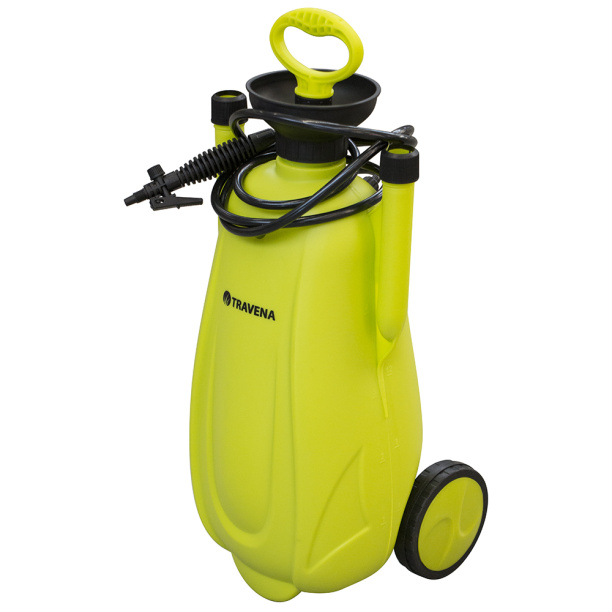 Опрыскиватель TRAVENA помповый на колесах 16 л от магазина ЛесКонПром.ру