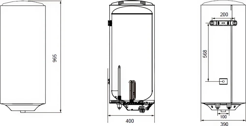 Накопительный водонагреватель Haier HE1 ES80V-HE1 электрический от магазина ЛесКонПром.ру