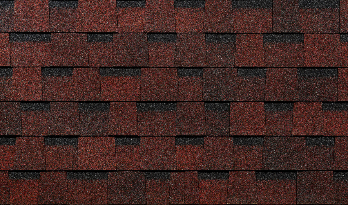 Ламинированная черепица Dragon Europa красная от магазина ЛесКонПром.ру