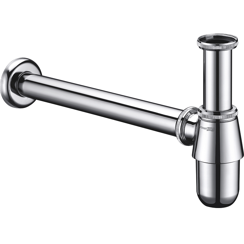 Сифон для раковины WasserKRAFT A071 Хром от магазина ЛесКонПром.ру