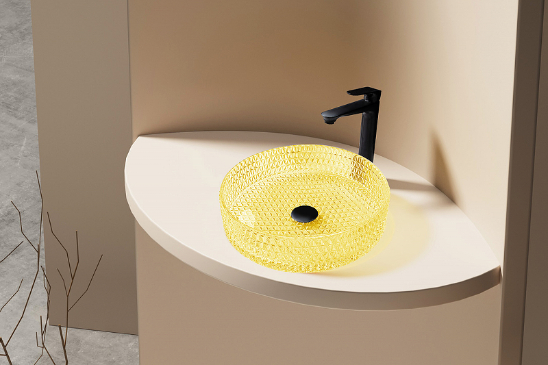 Раковина-чаша Abber Glas 40 AK2301Y Желтая от магазина ЛесКонПром.ру