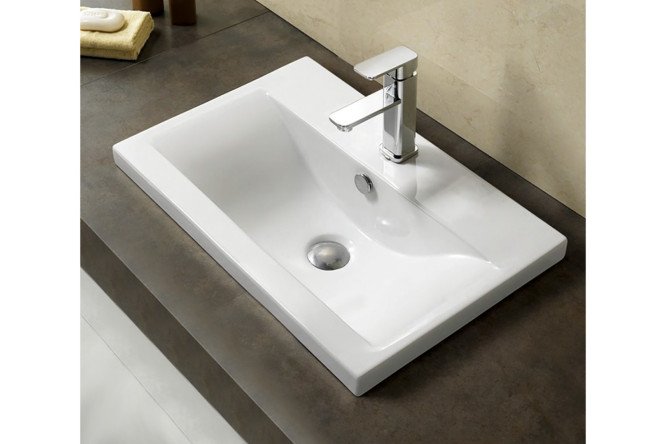 Раковина-столешница встраиваемая MELANA MLN-S90 80536370 от магазина ЛесКонПром.ру