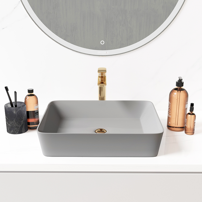 Раковина-чаша Grossman 48 GR-3016GM Серая матовая от магазина ЛесКонПром.ру