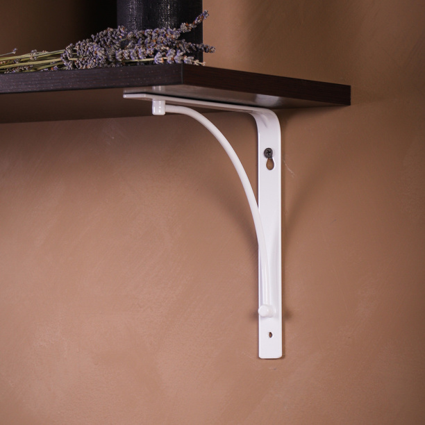 Кронштейн Арочный 200х200 мм белый от магазина ЛесКонПром.ру