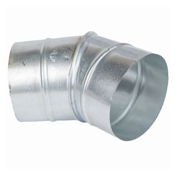 Отвод оцинкованный 100/45 от магазина ЛесКонПром.ру