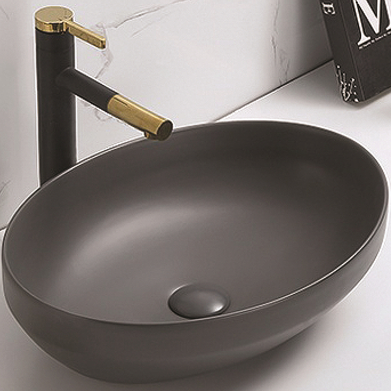 Раковина-чаша CeramaLux 50 78590MDH Серая матовая от магазина ЛесКонПром.ру