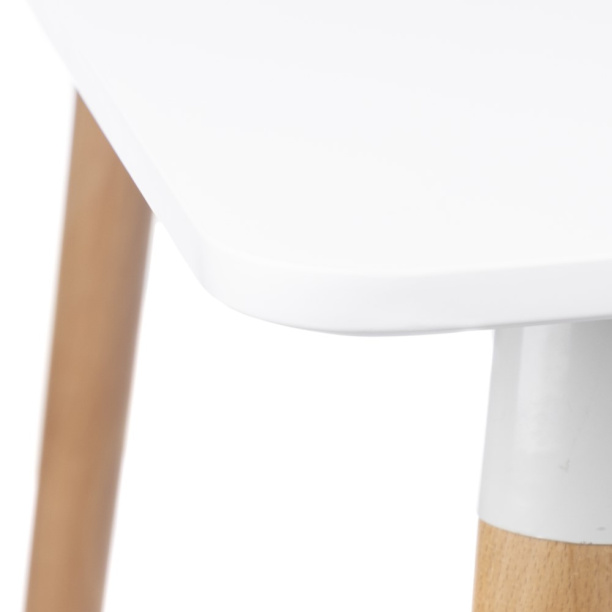 Стол кухонный KITRO 80х80х75 см белый от магазина ЛесКонПром.ру