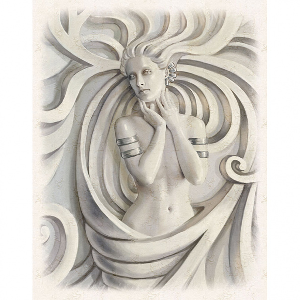Фотообои флизелиновые Богиня 211х270 см кракелюр от магазина ЛесКонПром.ру