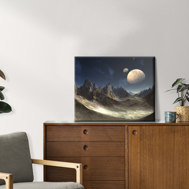 Канвас 50х40 см Неоновые тропики от магазина ЛесКонПром.ру